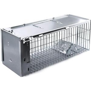 Faicuk Heavy Duty Squirrel Trap Chipmunk Trap Rat Trap and Other Similar-Size Rodents - 16.3 x 6 x 6.7