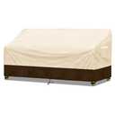 Outdoor Couch Cover Waterproof 2-Seater Patio Sofa Cover,600D Heavy Duty Lounge Loveseat Cover,Patio Furniture Covers with Air Vent for Lawn, Backyard, Deck 60Wx37Dx35H inches