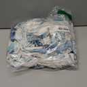 Preboun 6 Pcs Winter Chair Covers Set Removable Washable Stretch Dining Room Slipcovers Parson Chair Protector for Winter Home Ceremony Party Decoration, 3 Style(Classical,White) (Blue)