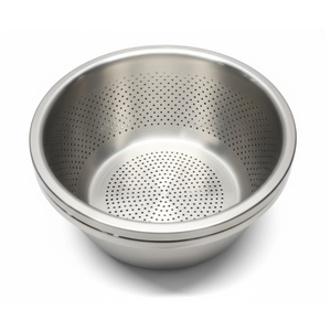  Kitchen Washing Vegetable Fruit SS201 Stainless Steel Colander Mixing Bowls Set
SUS 304