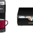 Keurig K-Supreme Single Serve K-Cup Pod Coffee Maker, MultiStream Technology, Black & Slim Non-Rolling Storage Drawer, Coffee Pod Storage, Holds up to 24 K-Cup Pods, Black