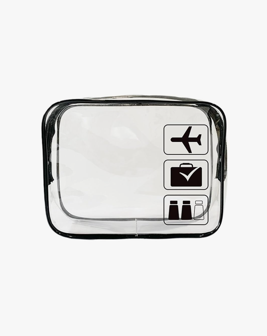 Toiletry Bag Clear Makeup Cosmetic Bag Portable Travel Toiletry Pouch Transparent Pouch Storage Home Travel Wash Kit Case