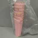 8 Pcs 11.8 Inch Tall Galvanized Flower Bar Pink Buckets with Handles - Tin Metal Vase for Home Decor, Wedding Centerpiece, Table Decorations - Unbreakable Tall Vase for Fresh Flowers