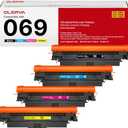 069 069H Toner Cartridge Set (4-Pack, Black Cyan Magenta Yellow) - Loment Compatible 069 High Capacity Toner Replacement for 069 Toner LBP674Cdw MF753Cdw MF751Cdw Printer