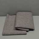 MIULEE Set of 2 Ultra Thin Bathroom Rugs, Rubber Bath Mats for Bathroom Non Slip, Quick Dry Absorbent Bath Rug Machine Washable, Fit Under Door, Shower, Sink, Home Decor, Grey, 24x36 Inch
