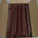 30 Pack Garden Landscape Stakes 10 inch Heavy Duty Plastic Stakes Tent Stakes Anchoring Spikes for Edging Terrace Board and Christmas Inflatables Garden Decorations Nails Brown
