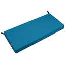 Pcinfuns Outdoor Bench Cushions,48 x 18 x 3 Inch Patio Furniture Water-Resistant Chair Cushion,Loveseat Garden Sofa Settee Couch Swing Pads with Handle and Adjustable Straps,Deep Blue