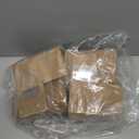qiqee Auto-pop up Cupcake Boxes 100-Packs Individual Cupcake Container Brown Kraft 3.5" x 3.5" x 3.5" Single Cupcake Boxes