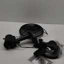 HOLMES 12" Table Fan, 75 Oscillation, 3 Speeds, 15 Adjustable Head Tilt, Ideal for Home, Bedroom or Office, Black