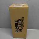 RumbleRoller - Extra Firm Textured Muscle Foam Roller Manipulates Soft Tissue Like A Massage Therapist (Black, Compact)