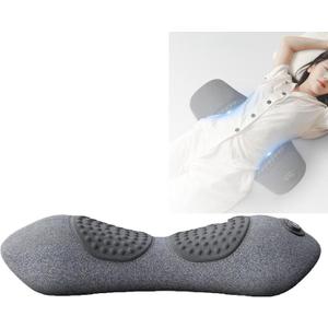 My SootheLab 3-in-1 Back Massager, Neck Massager, Soothing MysootheLab 3-in-1, Heated Vibration Traction, Memory Foam Pillow, Relieve Neck and Back Discomfort (Grey)