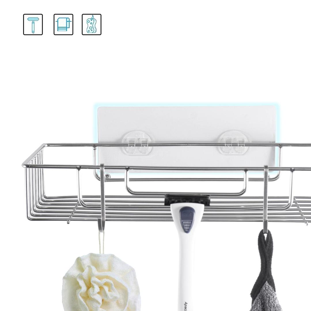 Stainless Steel Long Basket Shower Caddy