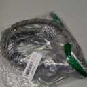 BAAPET 2/4/5/6 FT Dog Leash with Comfortable Padded Handle and Highly Reflective Threads for Small Medium and Large Dogs (5FT-1/2'', Black Silver)