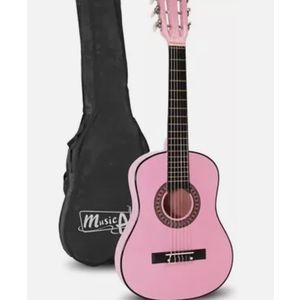 Music Alley MA-51 Classical Acoustic Guitar Kids Guitar and Junior Guitar Pink, Half size