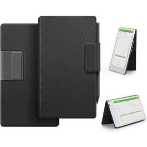 Ayotu Case for Remarkable Paper Pro Move 7.3" with Multi-Angle Stand, 1:1 Fit Smart Folio Cover with Auto Wake/Sleep | PU Leather Cover | Microfiber Lining | Strong Magnet(D-Leathers Black)