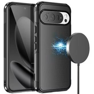 Casenplaza for Google Pixel 10 Pro XL Case Heavy Duty Protective Shockproof Dropproof 3-Layer Full Body Protection [Without Screen Protector] Tough Rugged Cover for Pixel 10 Pro XL,Black