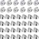 Hotop 40 Pieces 1/4" 30 Degree Stainless Steel Beveled Washer Angle Washers for 1/8 Inch to 3/16 Inch Cable Railing,Wood Metal Aluminum Posts, DIY Balustrade