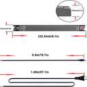 12V 60W LED Driver, Ultra Thin 2cm/0.78in Width Low Voltage Transformer, AC 100-130V to DC 12V 5A LED Power Supply,IP30 NO Waterproof for Indoor LED Strip