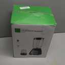 GDOR Blender, 52 Oz Glass Jar, Multi-Function Kitchen Blender & Grinder Combo, 9 Functions with Shakes, Puree, Crush Ice, and Chop, Max 700W, Self Cleaning