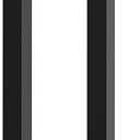 48 inch Large Stainless Steel Front Door Handle Double Sided, Pull Push Sliding Barn Door Handle, Commercial H Shape Door Pull Handles, Matte Black