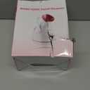 Amconsure Facial Steamer - Nano Ionic Face Steamer Warm Mist Steamer for Home Sauna SPA, Humidifier for Face Steamer for Deep Cleaning Unclogs Pores Sinuses - Bonus 5 Piece Stainless Steel Skin Kit (A-rose Red)