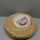 Aofmee 12 inch Round Woven Placemats Set of 10, Boho Rattan Place Mats, Natural Water Hyacinth Table Placemats, Farmhouse Weave Table Mats, Rustic Braided Wicker Charger Plates for Dining Table Decor