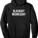 Blackout Wednesday Pullover Hoodie L