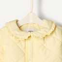Amazon Essentials x Sofia Grainge Toddler and Baby Girls' Midweight Quilted Field Jacket with Ruffle 12M