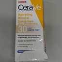 CeraVe Hydrating Mineral Sunscreen SPF 30 with Sheer Tint, Tinted Mineral Sunscreen with Zinc Oxide & Titanium Dioxide, Blends Seamlessly For Healthy Glow, Light, 1.7 Oz