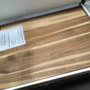 GASHELL Noodle Board Stove Cover with Handles for Electric, Gas Stove Top (Acacia Wood)