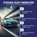 Heavy Duty Rust Remover Spray for Metal - Multipurpose Rust Stain Cleaner for Vehicles, Tools, and Chains - Effective Iron Out Rust Treatment
