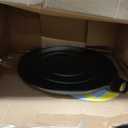 Lodge Seasoned Cast Iron Pizza Pan - Pre-Seasoned, Round Pizza Pan with Dual Assist Handles - Even Heat Distribution- PFAS-Free, Non-Toxic Cookware - Oven Safe - 15 Inch