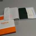 TUCCH Wallet Case for iPhone 17 Pro (6.3") 2025, RFID Blocking 4 Card Slots, Kickstand, Shockproof TPU Shell, PU Leather, Magnetic Closure, Protective Flip Folio Cover, Evergreen