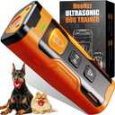 Dog Bark Deterrent Devices for Own or Neighbor's Dog Ultrasonic Dog Training Device Safe & Effective Portable Anti Barking Device for Dogs Indoor Outdoor Use Orange