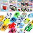 28 Pack Valentines Day Gifts for Kids with Pull Back Car Toys Valentines Day Cards for Kids School, Valentines Party Favors for Class Classroom Exchange Gifts for Toddlers Easter Basket Stuffers