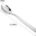 12 Pieces Heavy Duty Teaspoons Set, Tea Spoons Silverware, Food Grade Stainless Steel Dessert Spoons, Mirror Polished and Dishwasher Safe