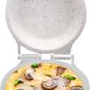 Good Living Microwave Egg Muffin Pan  Quick 1 Minute Breakfast Sandwich Maker, Non-Stick, BPA-Free & Dishwasher Safe