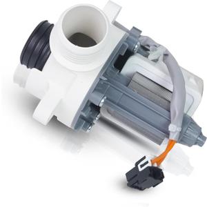 Upgraded 290D1201G003 B30-3A02 290D1201G001 Washer Water Drain Pump Motor Replaces For GE, Hotpoint HTW200ASK0WW HTW200ASK1WW HTW200ASK2WW HTW200ASK3WW HTW240ASK2WS HTW240ASK3WS HTW200ASK4WW