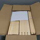 BeeCastle 20 Pack Beehive Frames and Waxed Foundations for Deep Brood Bee Hives with Wooden Bee Hive Frames and Beeswax Coated Foundations, 9-1/8-Inch (Black)