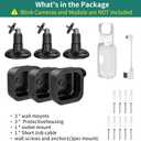 All-New Blink Outdoor Camera Mount, 3Pack Weatherproof Protective Housing with 360 Adjustable Bracket and Sync Module Mount, Compatible with Blink Outdoor 4th & 3rd Gen Cameras (Camera Not Included)