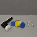 Electric Spin Scrubber, Cordless Shower Scrubber with Battery Level Display, 2 Speeds Electric Scrubber for Cleaning with 6 Replaceable Heads, Cleaning Brush for Bathroom/Sink/Window (White)