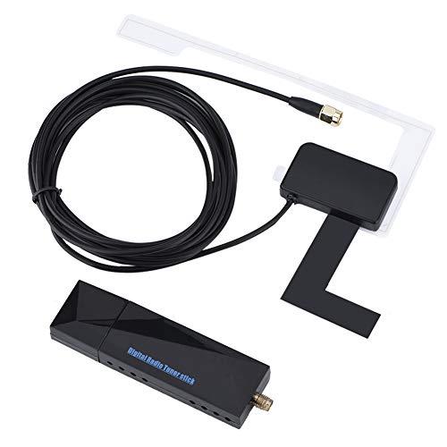 DAB Receiver, Car Radio DABDAB+ Digital Radio Antenna Receiver for Car System, USB Port, SMA Connector