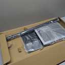 Adjustable Pedestal Sign Holder Stand 8.5''x11'', Floor Standing Poster Sign Stand, Aluminum Frame for Vertical/Horizontal View Sign Stand,Outdoor/Indoor Standing Sign Holders(Black, Round)