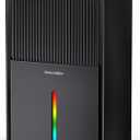 Dehumidifiers(102OZ) Water Tank for Home with 7 Led Colors Timer8-12-24H) Ultra Quiet Portable Small Dehumidifier with Auto Shut Off Ideal for Basement, Bathroom, Bedroom, Garag, RV