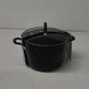 KitchenAid Hard Anodized Nonstick Stockpot with Lid, 8 Quart, Onyx Black
