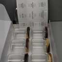 6 Set Glass Pantry Storage Jars with Acacia Airtight Lid - 15oz Thicken Glass Kitchen Canisters with 132 Pantry Labels - Clear Glass Food Storage Containers with Wood Lid for Tea, Sugar, Spice, Herbs