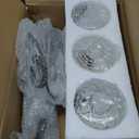 BONLICHT Modern Track Light Pendant 3 Pack Ceiling Spot Lighting Black Ceiling Hanging Light Fixtures with Hammered Glass Shades,Kitchen Island Track Lighting Pendant for Kitchen Pool Table