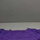 PINSV Women Plus Size Summer Casual T Shirt Dresses Short Sleeve Tunic Dress with Pockets Purple 5XL