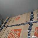 Set of 2 Folding Table 6 FT Lightweight Camping Table Portable Plastic Rectangular Outdoor Dining Table Steel Legs Fold-in-Half with Carrying Handle for Indoor,Picnic,Party,Wedding,Events(White)