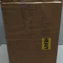 SUPERJARE 2 Drawer Night Stand with Charger Station, Boho Rattan Nightstand Set of 2, 25.2 Inch Tall Bed Side Table with Solid Wood Feet, End Table, Open Storage, Synthetic Rattan, Walnut